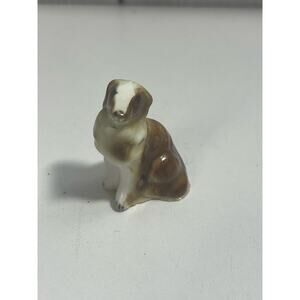 Vintage Collie Lassie Miniature ceramic Dog Puppy